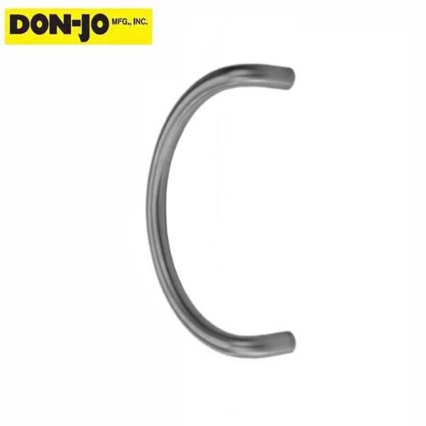 Don-Jo: "C" Round Door Pull 8" CTC - Stainless Steel